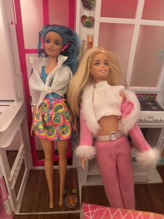 Casa Barbie y 5 Muñecas Originales