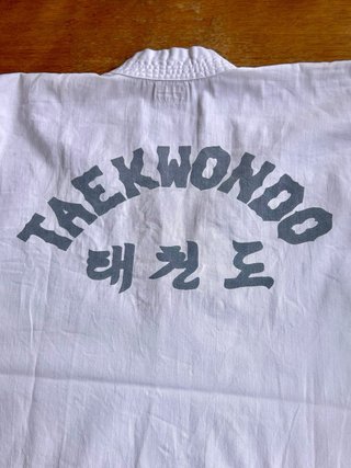 Kimono Taekwondo Blanco Talla 5