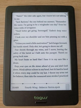 E-reader Tagus Gaia+ Nero