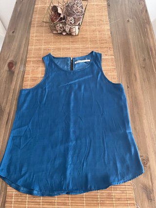 Blusa Stradivarius azul talla L