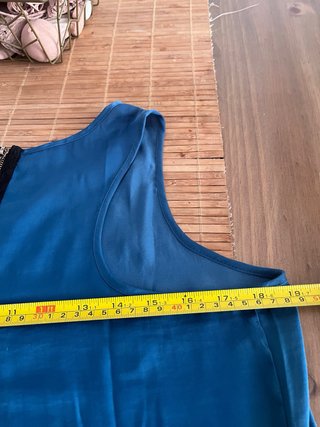 Blusa Stradivarius azul talla L
