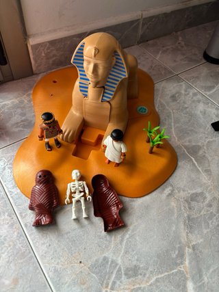 Playmobil Egipto Esfinge Momias Esqueleto