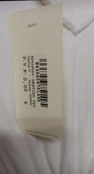 Vestido modal/Lyocell Systemaction talla M/L