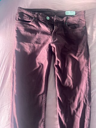 Pantalones vaqueros morados Denim Co. Talla M
