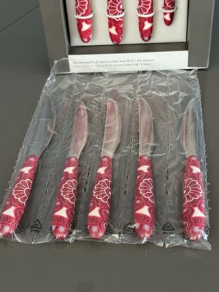 Set 24 Posate Excelsa Rosso