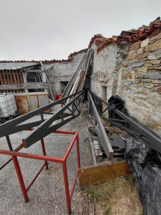 Cerchas para tejado a dos aguas. 4 Unidades.