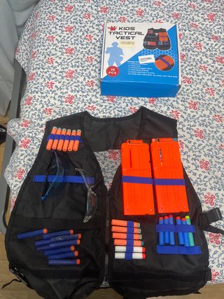 Chaleco Táctico Infantil con Accesorios