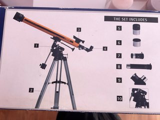 Telescopio Konus Konustart 900 Motor con trípode