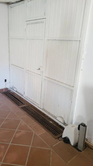 Portón corredera hierro galvanizado