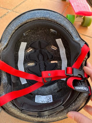 Protecciones Oxelo y casco para Patinaje adulto  L