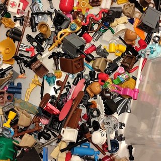 Lotto 50pz Accessori Minifigure LEGO Misti