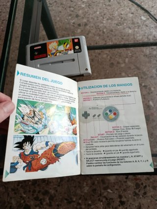 Dragon Ball Z SNES + Manual Español