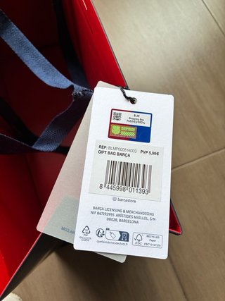 FC Barcelona Oficial Store azul marino Roja Bolsa