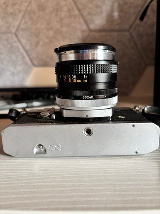 Canon FTb QL + lente 50mm + custodia