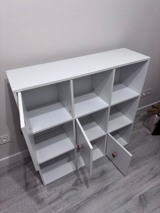 Mueble estanteria cubos con cajones