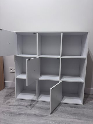 Mueble estanteria cubos con cajones