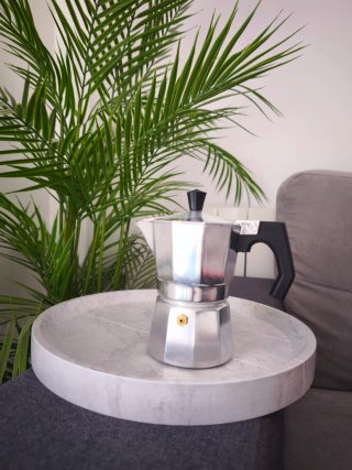 Cafetera Italiana Acero Inoxidable
