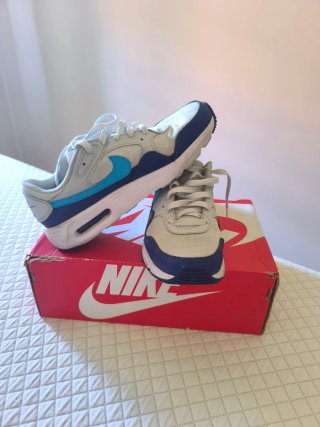 Nike Air Max Deportivas Azul y Blanco