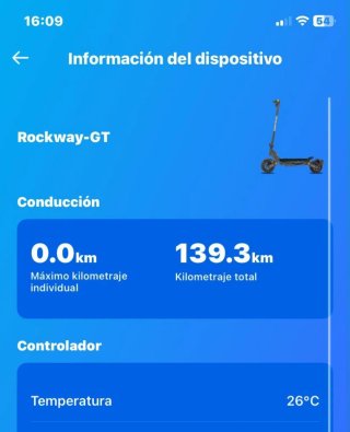 Patín eléctrico smartgyro Rockway GT