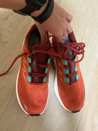 Zapatillas Salomon Running Gravel Naranja/Rojo