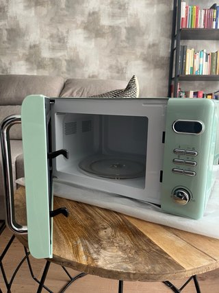Microondas Cecotec Verde Estilo Retro