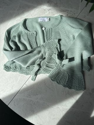 Chaqueta comunión verde menta sin estrenar