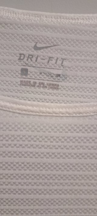 Camiseta Nike Dri-Fit Blanca Talla XS