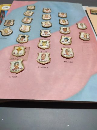 Pins FC Barcelona Históricos 15 la hoja completa