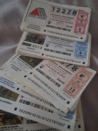 Lotería Nacional: Décimos desde 2008