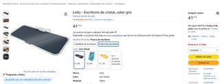 Nueva Pizarra de Escritorio de Cristal Leitz
