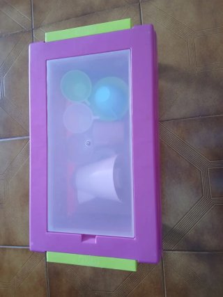 Conjunto de chá infantil de plástico