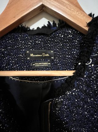 Casaco Massimo Dutti azul e multicolor
