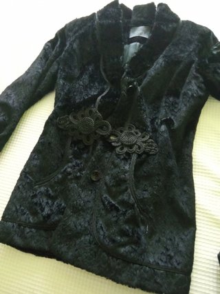 Chaquetón negro Toypes