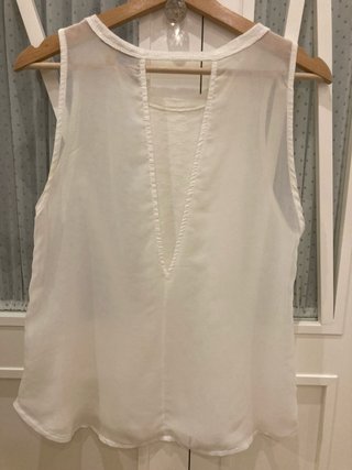 Top punto/gasa Zara