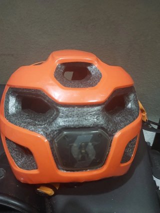 Casco Bicicleta Niño Talla S Naranja