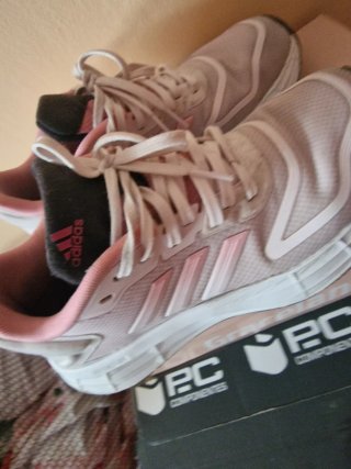 Zapatillas Deportivas Adidas Mujer Rosa y Blanco