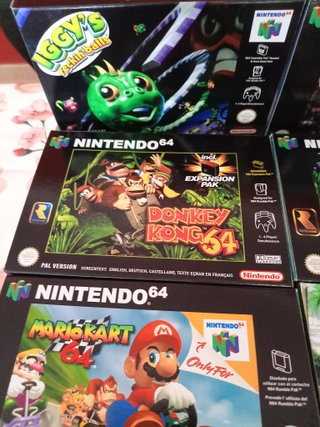Scatole di ricambio Nintendo 64