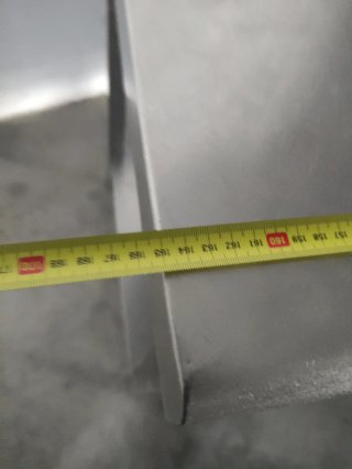 Mostrador de trabajo acero inoxidable