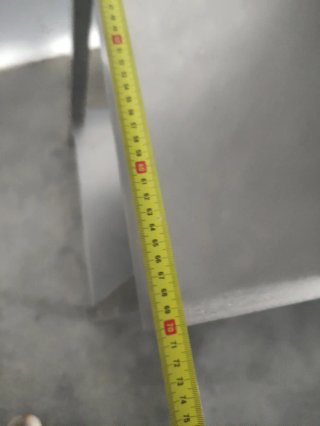 Mostrador de trabajo acero inoxidable