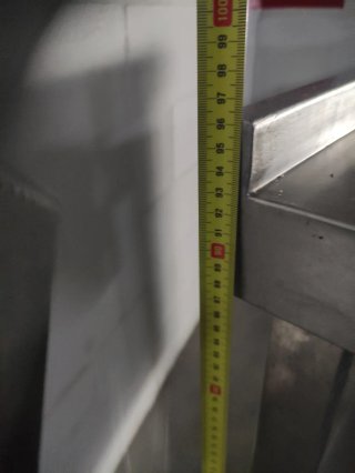 Mostrador de trabajo acero inoxidable