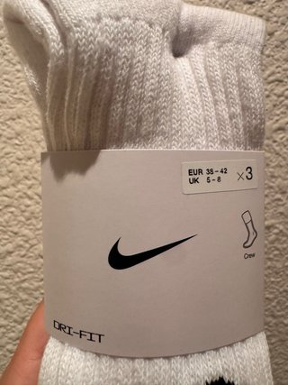 Pack 3 pares calcetines Nike blancos