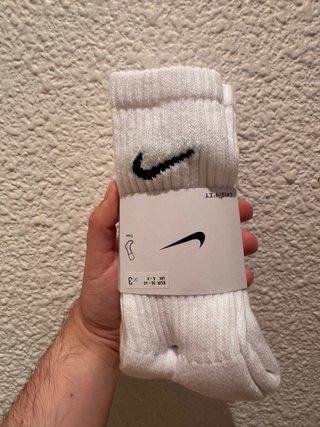 Pack 3 pares calcetines Nike blancos