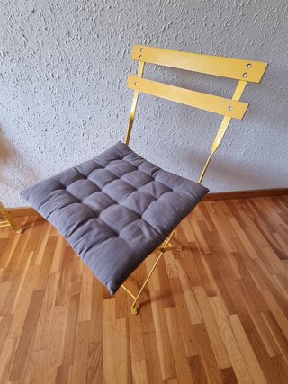 Mesa y Silla Balcón Bistro Amarillas