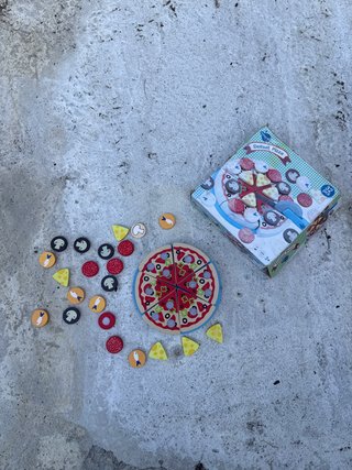 Juego de pizza de madera Deliset