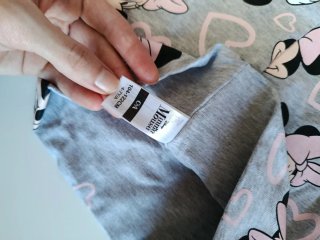 Gorro Minnie Mouse Disney Gris y Rosa