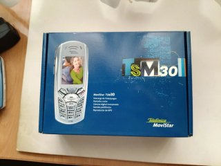 Teléfono Móvil TSM30 Azul/Plateado