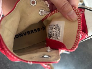 Zapatillas Converse All Star Rojas Mujer