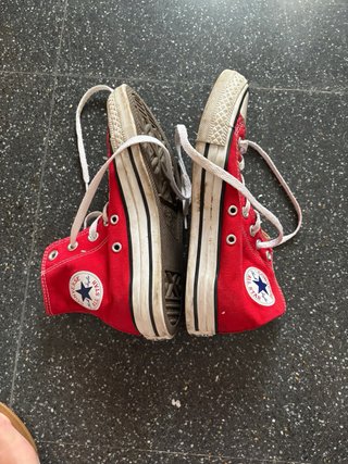 Zapatillas Converse All Star Rojas Mujer