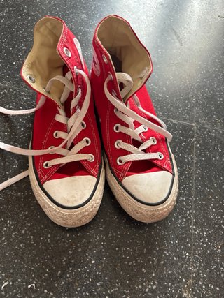 Zapatillas Converse All Star Rojas Mujer