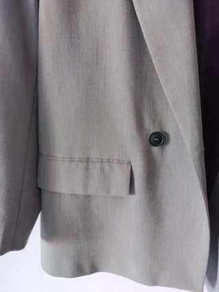 Blazer Zara Gris Mujer